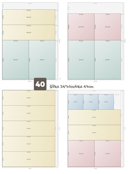 Organizér GREY 9,4 x 9,4 x v.4,8 cm