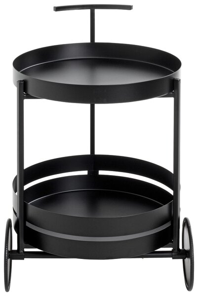 SERVÍROVACÍ VOZÍK, čierna, 42/42/62 cm - Barový nábytok, Online Only