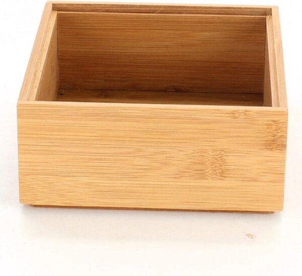 Organizér do zásuvky do kuchyne aj kúpeľne, príborník BAMBOOZ 15 x 15 x 7 cm