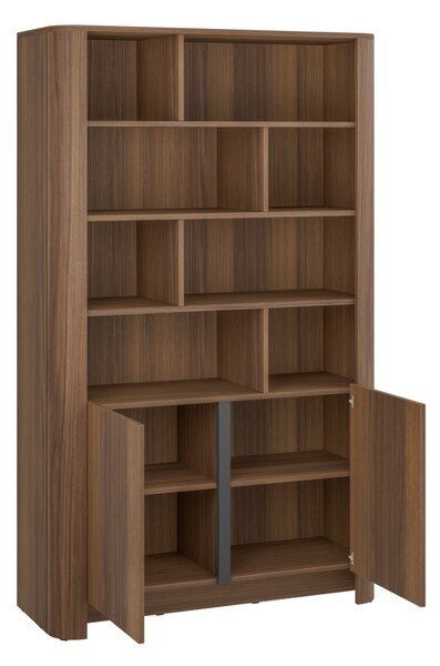 Mirjan24 Regál Grisez RG103, Farby:: orech warmia / orech warmia + čierna 5903211501838