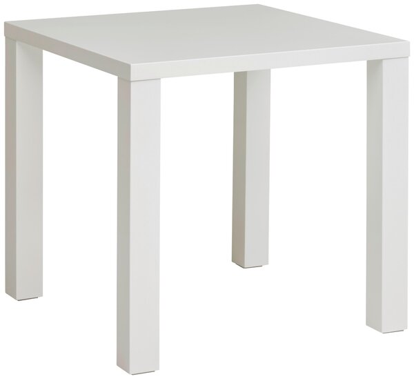 JEDÁLENSKÝ STÔL, biela s vysokým leskom, 80/80/75 cm P & B - Stoly, Online Only