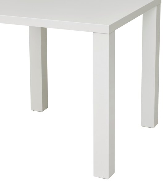 JEDÁLENSKÝ STÔL, biela s vysokým leskom, 80/80/75 cm P & B - Stoly, Online Only