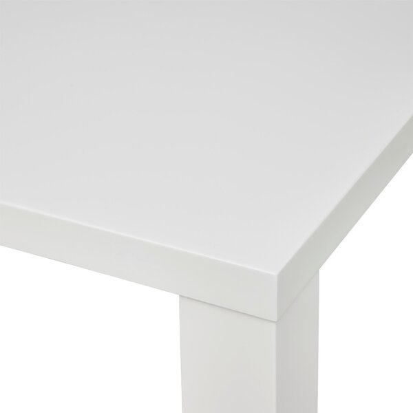 JEDÁLENSKÝ STÔL, biela s vysokým leskom, 80/80/75 cm P & B - Stoly, Online Only