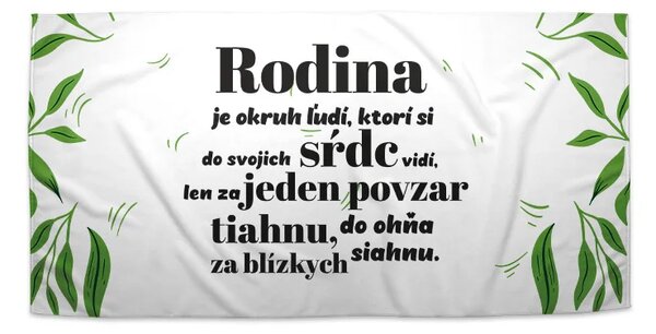 Sablio Uterák Rodina 5 - 30x50 cm