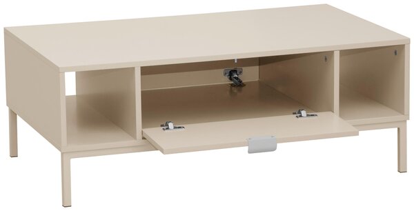 KONFERENČNÝ STOLÍK, kašmírová, kov, kompozitné drevo, 100/60/38 cm MID.YOU - Stolíky do obývačky, Online Only