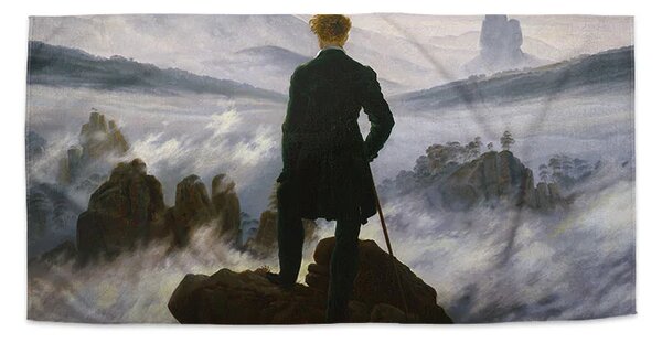Sablio Uterák Pútnik nad morom hmly - Caspar David Friedrich - 30x50 cm