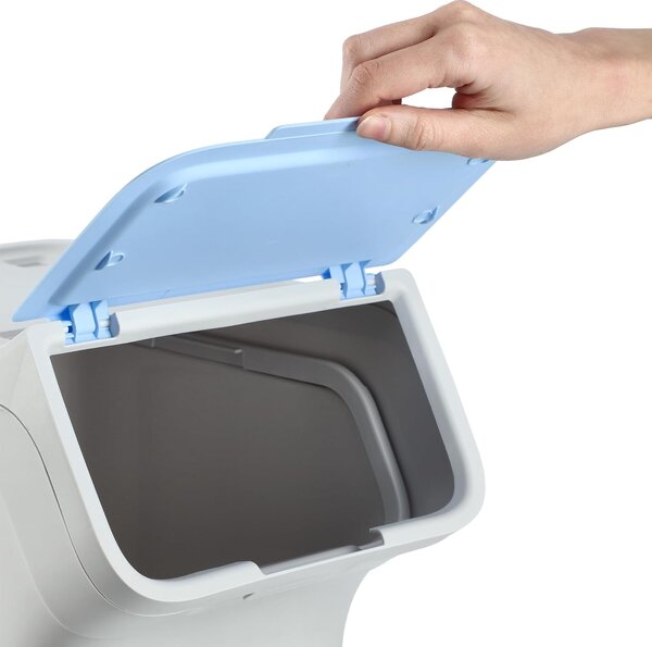 Prosperplast Sada 4 odpadkových košů STACKBOXER Q 4 x 25 L popelavě šedá