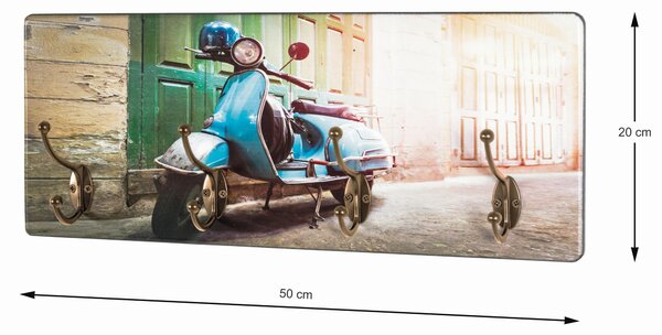 NÁSTENNÝ VEŠIAK, 50/20/5 cm - Online Only drobný nábytok, Online Only