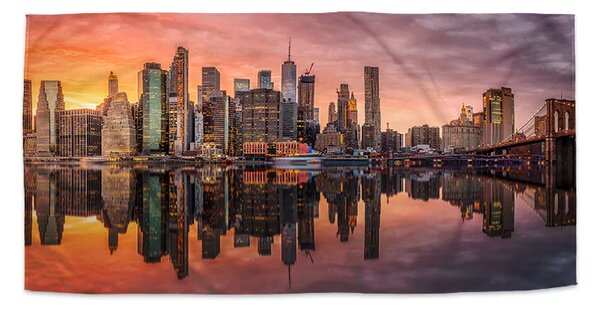 Sablio Uterák New York Západ slnka - 30x50 cm