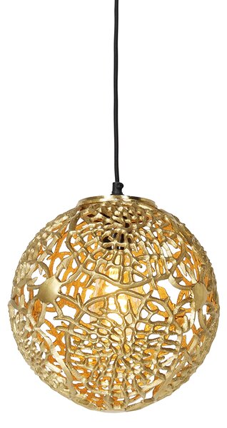 Art Deco závesná lampa zlatá - Maro