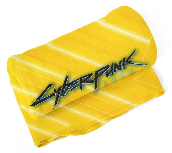 Sablio Deka Cyberpunk 2077 Žltý - 150x120 cm