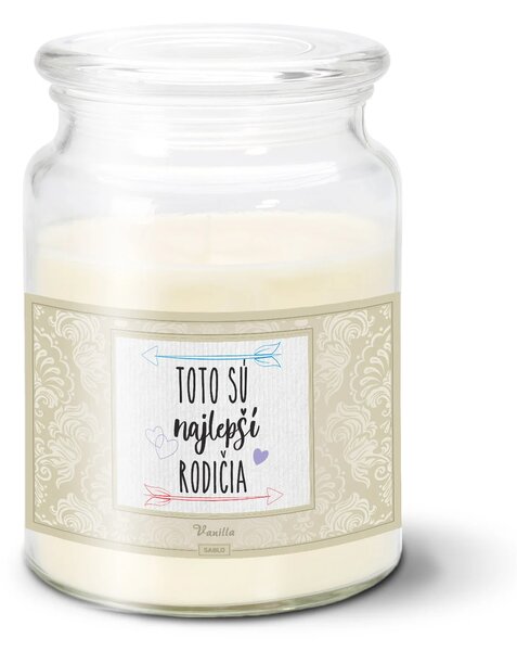 Sablio Sviečka Toto sú tí najlepší rodičia - 500 g