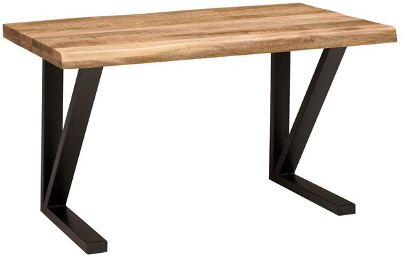 PÍSACÍ STÔL, prírodná farba, čierna, 140/76/80 cm Livetastic - Online Only kancelárie, Online Only