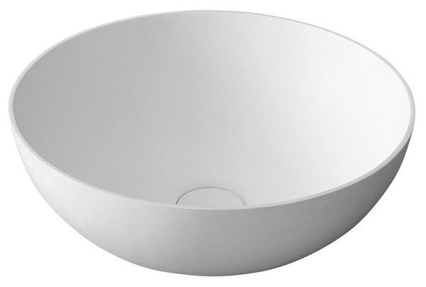Sapho Sapho, THIN umývadlo na dosku Ø 39 cm, bielá mat, WN185