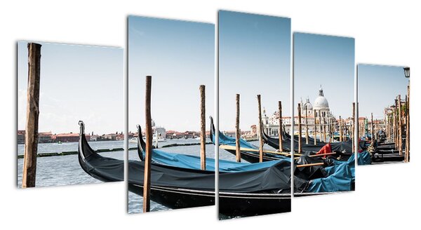Obraz gondol - Benátky (Obraz 150x70cm)