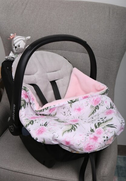 Vulpi Deka do kočíka, autosedačky plyš 75x50 Farba: sivá-srnky