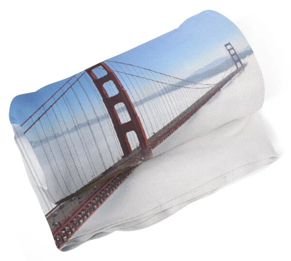 Sablio Deka Golden Gate v hmle - 150x120 cm