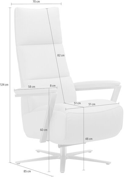 RELAXAČNÉ KRESLO, textil, horčicovožltá Sit & More - Online Only obývacie izby, Online Only