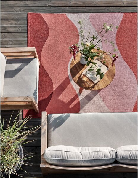 Červený vnútorný a vonkajší behúň 70x300 cm Urvi Fire – Pappelina
