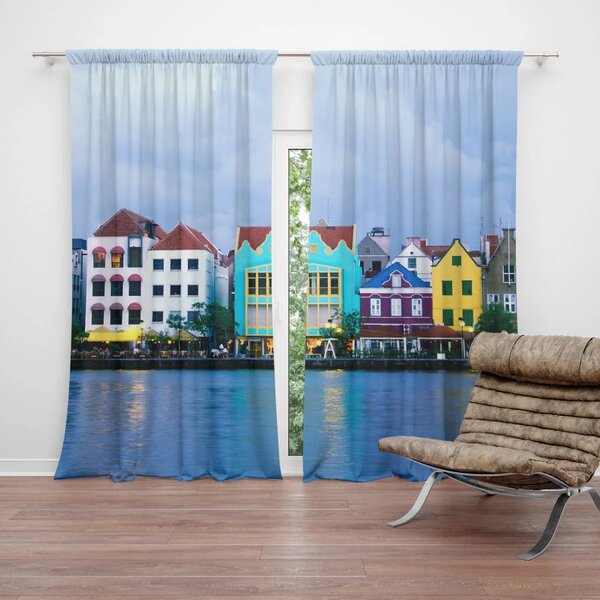 Sablio Záves Domčeky pri mori: 2 ks 140x250 cm