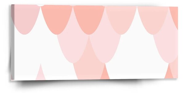Sablio Obraz Ružové oblúčiky - 110x50 cm