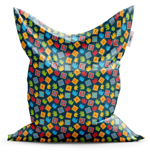 Sablio Sedací vak ABC - 150x100 cm
