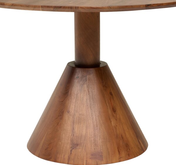JEDÁLENSKÝ STÔL, akácia, farba akácie, 115/115/76 cm P & B - Stoly, Online Only