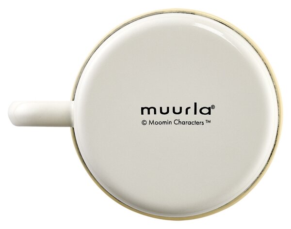 Muurla Hrnček Moomin Flowers 0,55l, smalt / žltý