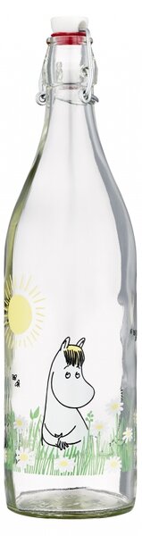 Muurla Sklenená fľaša Moomin Meadow 1l