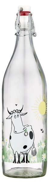 Muurla Sklenená fľaša Moomin Meadow 1l