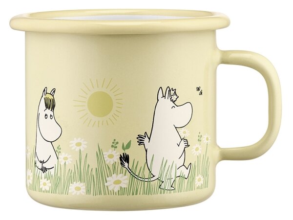 Muurla Hrnček Moomin Meadow 0,25l, smalt / žltý