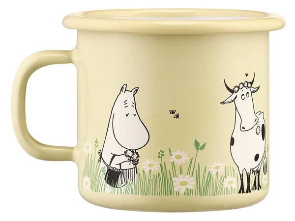 Muurla Hrnček Moomin Meadow 0,25l, smalt / žltý