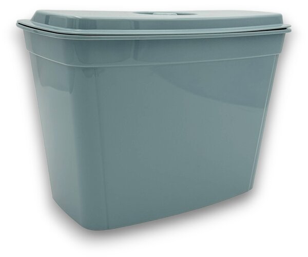 Závesný odpadkový kôš na kuchynské dvierka, 4l - sivý/biely/zelený Farba: biela