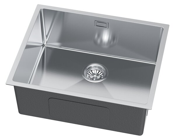Erga HD, 1-komorový oceľový drez 540x440x210 mm, oceľová, ERG-MLS-HD5444
