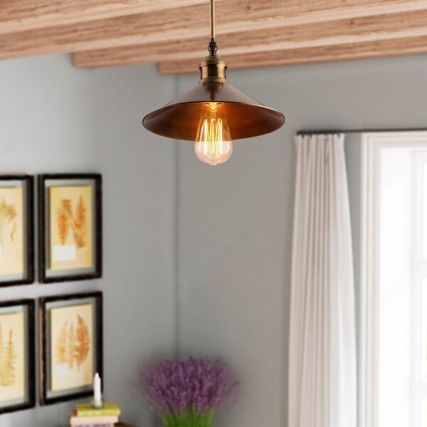 Stropné svietidlo v bronzovej farbe s kovovým tienidlom ø 24 cm Berceste – Opviq lights