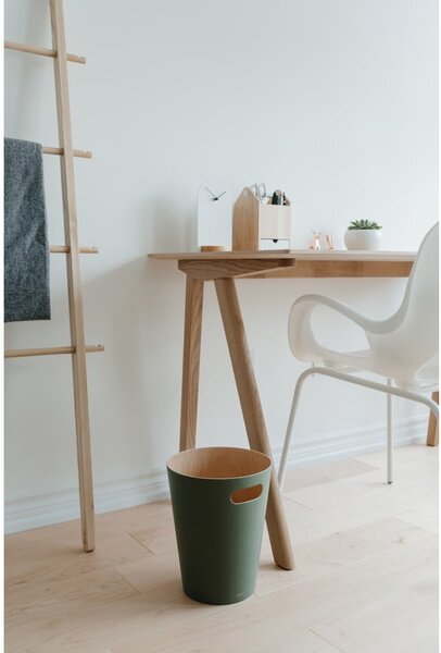 Zelený kancelársky odpadkový kôš 7,5 l Woodrow – Umbra