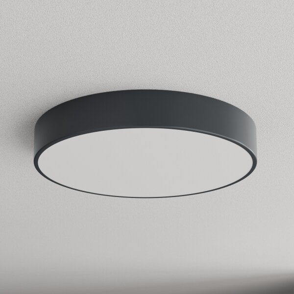 BRILAGI - Kúpeľňové stropné svietidlo CLARE, 4xE27/24W/230V, priemer 50 cm, antracit, IP54