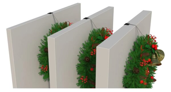 Usporadejto.cz Univerzálny háčik na vence DOORHOOK - biely