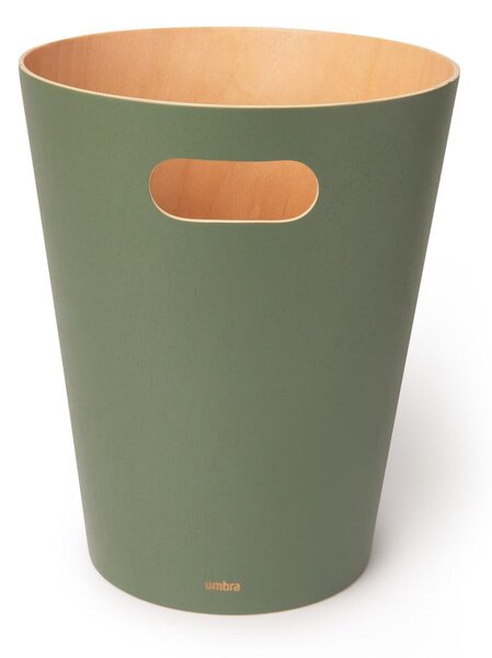 Zelený kancelársky odpadkový kôš 7,5 l Woodrow – Umbra