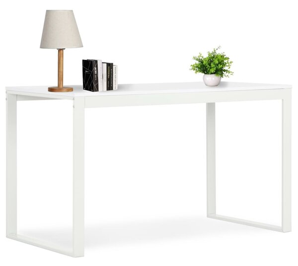 Počítačový stôl, biely 120x60x70 cm