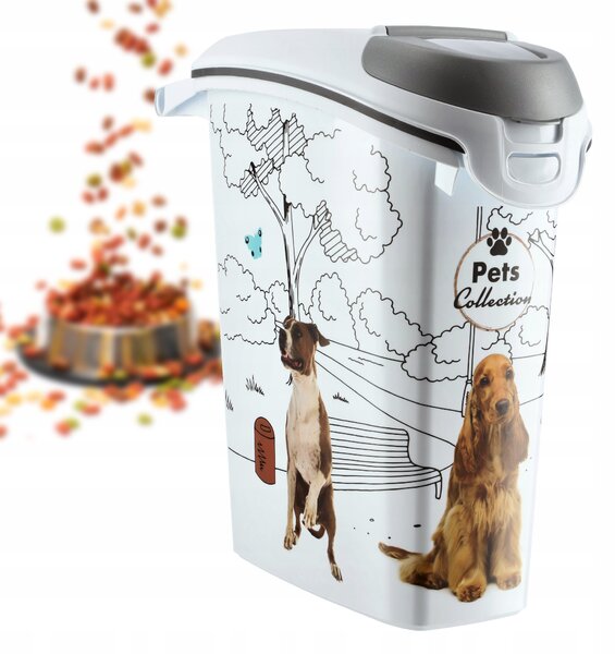 Kontajner a úložný box na granule pre psov, 23 l/10 kg DOG
