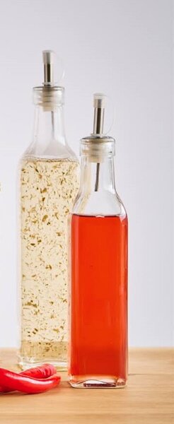 Zeller Present Fľaša na olej, ocot, s nálevkou - 270 ml, Zeller