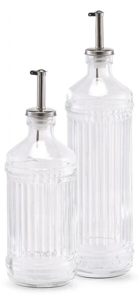 Zeller Present Fľaša na olej, ocot, s nálevkou - 700 ml, VROUBEK