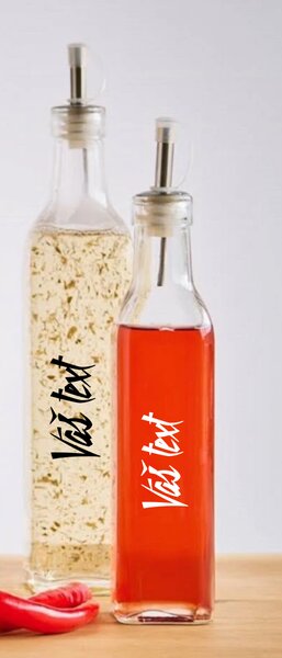 Zeller Present Fľaša na olej, ocot, s nálevkou - 270 ml, Zeller