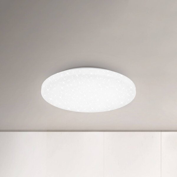 LED stropné svietidlo Case IP44 starry sky 840 Ø 40cm, Biela / opálová, Kúpeľňa, Plast, Moderný, Závesné svietidlo