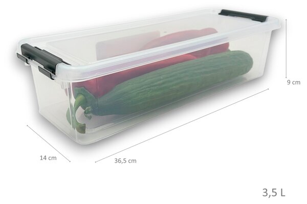Orion Úložný box, organizér, do chladničky (3,5l) FRESH - 36,5 x 14 x 9 cm