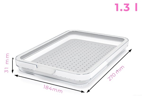 Rotho Organizér do ledničky Cauma box 1,3 L
