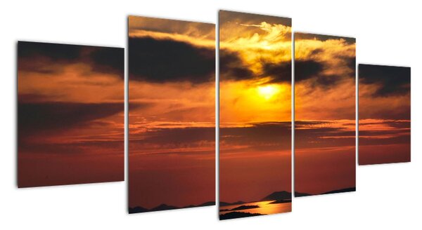 Západ slnka - obraz (Obraz 150x70cm)
