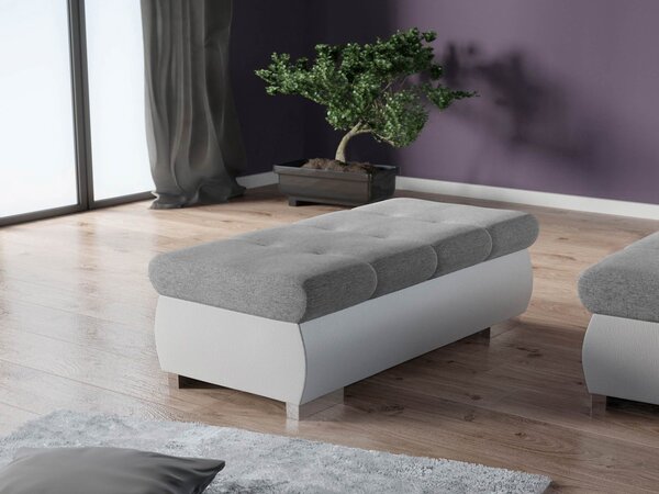 Mirjan24 Taburetka Herkules, Dostupné poťahy: ekokoža Soft 017 (biela) + Soul 17 5903211403163