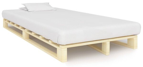 Paletový posteľný rám, borovicový masív 120x200 cm